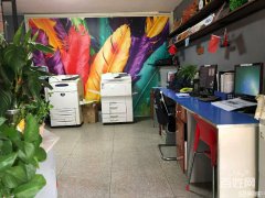 店铺转让 昌吉市建国西路建委家属院有广告图文店