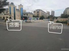 C3153小区大门口稀缺临街商铺转租