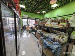 C13124新市区名门之都小区大门口经营中水果超市生鲜店转让